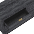 Evelyn Modern 2-Piece Dresser and Nightstand in Charcoal Gray