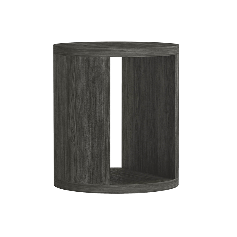 Alure Contemporary 2-Piece Coffee Table & End Table Set in Charcoal