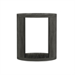 Alure Contemporary 2-Piece Coffee Table & End Table Set in Charcoal
