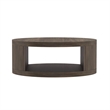 Alure Contemporary 2-Piece Coffee Table & End Table Set in Walnut