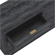 Evelyn Modern 2-Piece Dresser and Nightstand in Charcoal Gray