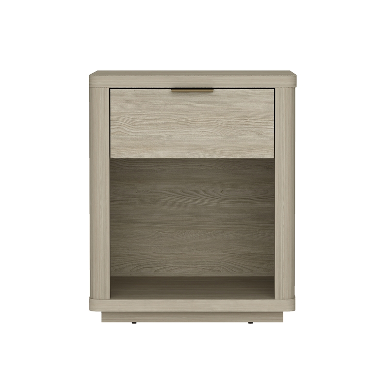 Evelyn Modern 2-Piece Dresser and Nightstand in Natural