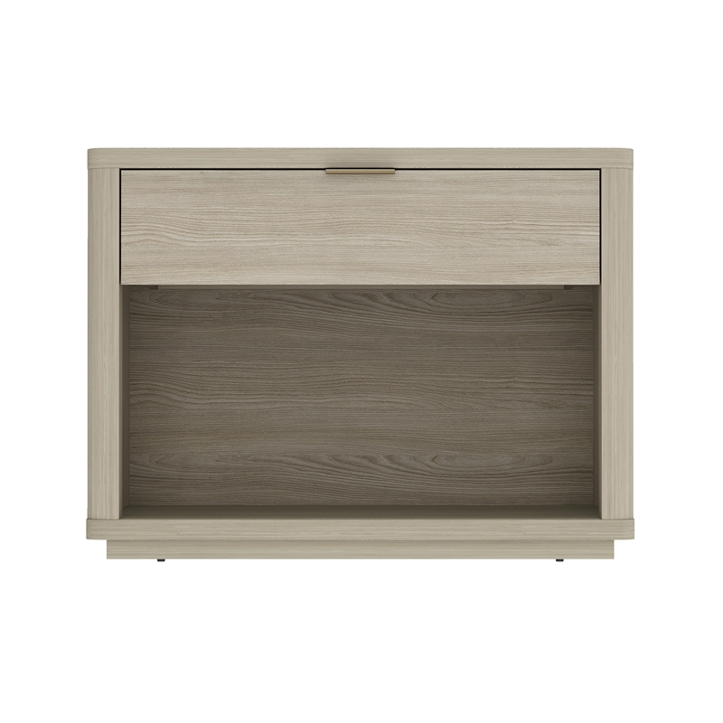 Evelyn Modern 2-Piece Dresser and Nightstand in Natural