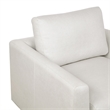 Cleo Contemporary Upholstered Accent Chair in Cream