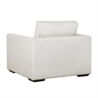 Cleo Contemporary Upholstered Accent Chair in Cream