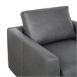 Cleo Contemporary Upholstered Accent Chair in Pewter