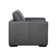 Cleo Contemporary Upholstered Accent Chair in Pewter