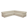 Royal Contemporary Modern 2-Piece Sectional in Natural