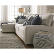 Signature Design by Ashley Handmade Chevron Square Pouf/Ottoman in Denim Blue