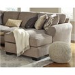 Ashley Furniture Mendez Acrylic Solid Pleated Textured Throw Blanket in Sand