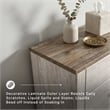 Ashley Furniture Willowton Wood 5 Drawer Chest in White Finish