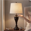 Signature Design by Ashley Darlita Metal Table Lamp in Bronze (Set of 2)
