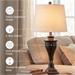 Signature Design by Ashley Darlita Metal Table Lamp in Bronze (Set of 2)