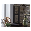 Ashley Furniture Deidra Metal Table Lamp with Fabric Shade in Black (Set of 2)