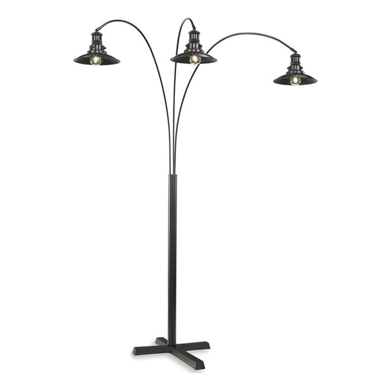 Signature Design by Ashley Sheriel Metal Arc Lamp in Black