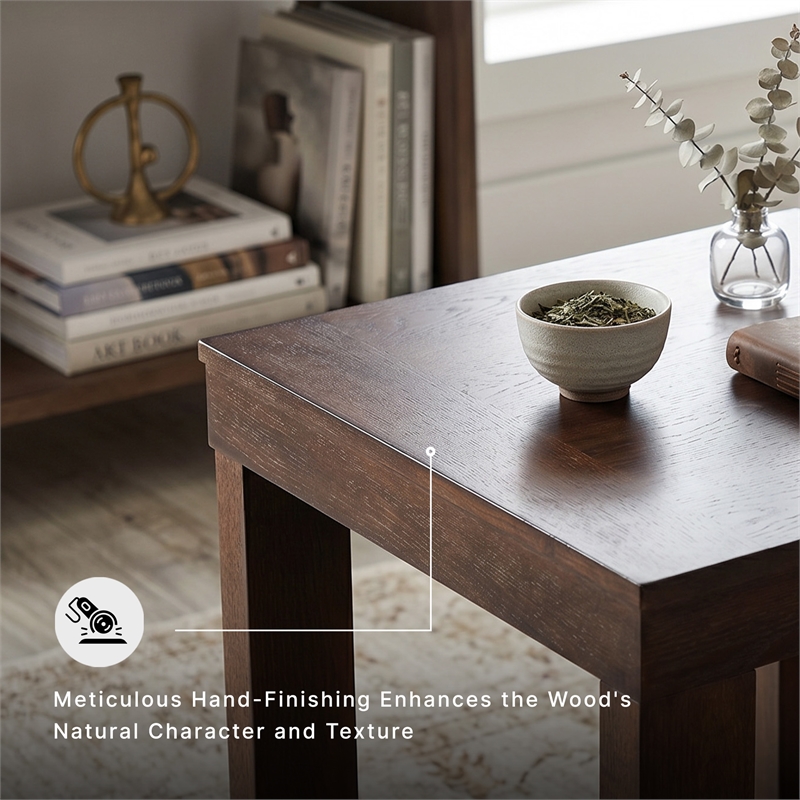 Signature Design by Ashley Watson Square End Table in Dark Brown