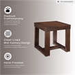 Signature Design by Ashley Watson Square End Table in Dark Brown