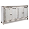 Ashley Furniture Mirimyn Engineered Wood Accent Cabinet in Antique White