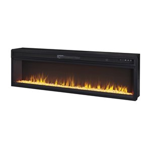 Ashley Furniture Entertainment Accessories Electric Fireplace Insert in Black