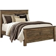 Ashley Furniture Trinell Queen Panel Bed in Brown