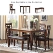 Signature Design by Ashley Bennox 6-Piece Engineered Wood Dining Set in Brown