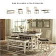 Ashley Bolanburg Engineered Wood Counter Height Dining Table in Two-Tone
