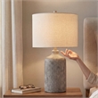 Signature Design by Ashley Linus Ceramic Table Lamp in Antique Black