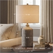 Signature Design by Ashley Linus Ceramic Table Lamp in Antique Black