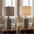 Signature Design by Ashley Linus Ceramic Table Lamp in Antique Black