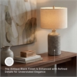 Signature Design by Ashley Linus Ceramic Table Lamp in Antique Black