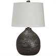 Signature Design by Ashley Maire Metal Table Lamp in Black and Gold