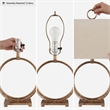 Signature Design by Ashley Mahala Metal Table Lamp in Antique Gold