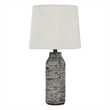 Signature Design by Ashley Mahima Paper Table Lamp in Black and White (Set of 2)