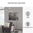 Signature Design by Ashley Winter Metal Arc Lamp in Silver