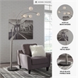 Signature Design by Ashley Winter Metal Arc Lamp in Silver