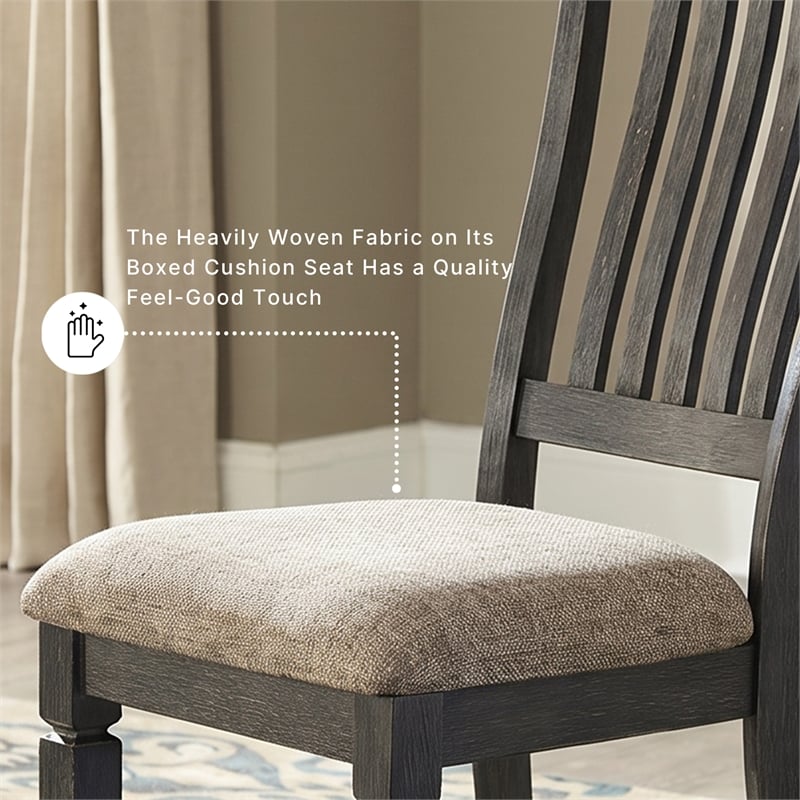 Signature Design by Ashley Tyler Creek Dining Side Chair in Gray and Brown