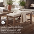 Signature Design by Ashley Moriville Upholstered Counter Dining Bench in Beige