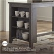 Signature Design by Ashley Caitbrook Counter Height Dining Table in Gray