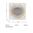 Signature Design by Ashley Elspeth Decorative Mirror in Gold