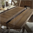 Ashley Moriville Extendable Counter Height Dining Table in Brown