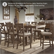 Ashley Moriville Extendable Counter Height Dining Table in Brown