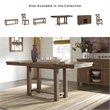 Ashley Moriville Extendable Counter Height Dining Table in Brown