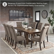 Signature Design by Ashley Moriville Extendable Dining Table in Grayish Brown