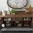 Signature Design by Ashley Moriville Server in Grayish Brown