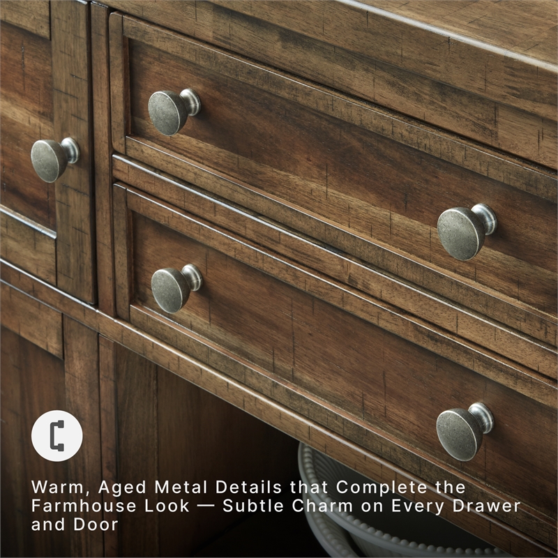 Signature Design by Ashley Moriville Server in Grayish Brown
