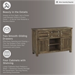 Signature Design by Ashley Moriville Server in Grayish Brown
