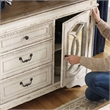 Signature Design by Ashley Realyn Server in Chipped White and Brown