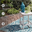 Signature Design by Ashley Sundown Treasure Patio End Table in White