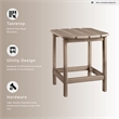 Signature Design by Ashley Sundown Treasure Patio End Table in Grayish Brown