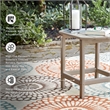 Signature Design by Ashley Sundown Treasure Patio End Table in Grayish Brown
